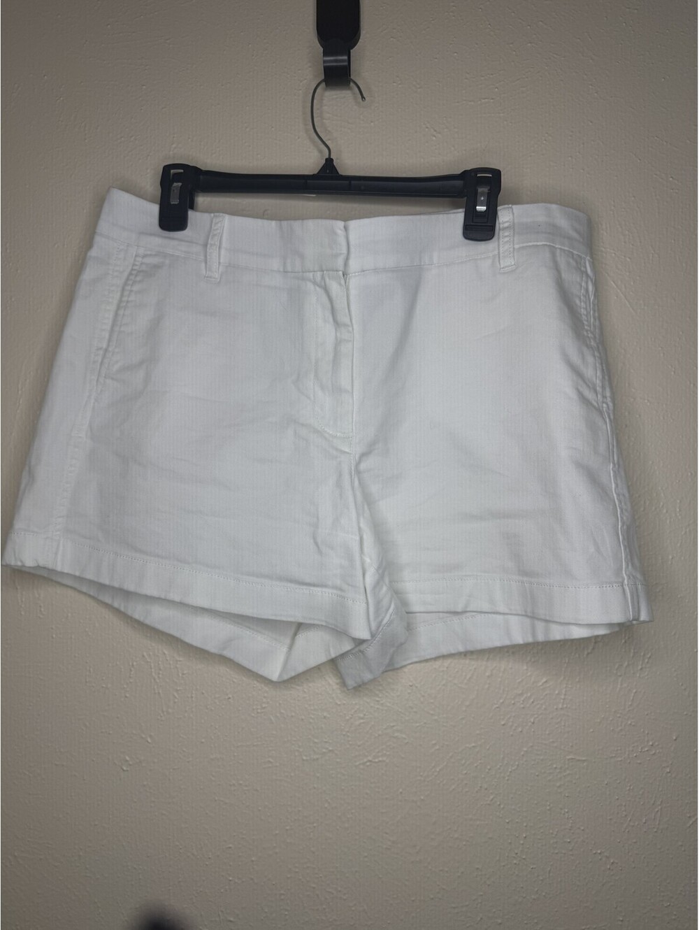 J. Crew Classic Chino Shorts 3.5in White Women's Size 14 NWT